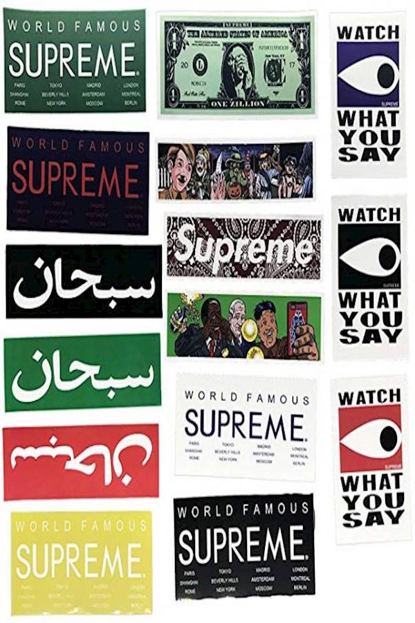 مجموعة ملصقات تجميلية للسيارات سوبريم مكونة من 104 قطعة - Image 4