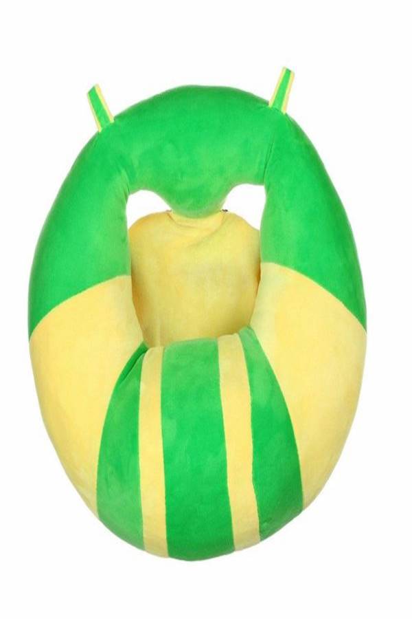 Back Support Sofa Green/Yellow - Image 3