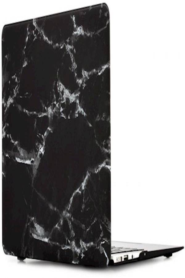 Ruberbized Coated Hard Case For Macbook Air 13.3 Inch Black - Image 3