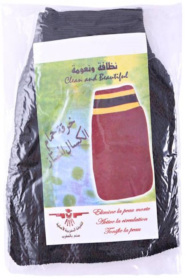 Generic Moroccan Bath Gloves Black - Image 2