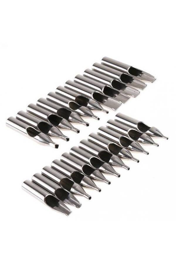 Generic 22-Piece Regular Surgical Tube Tattoo Needle Set Kit Silver Tone  - Image 5