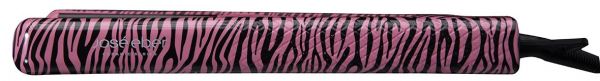 JOSE EBER Pink Zebra 1.25 Inch Ceramic Flat Iron Pink/Black 1.25inch - Image 4