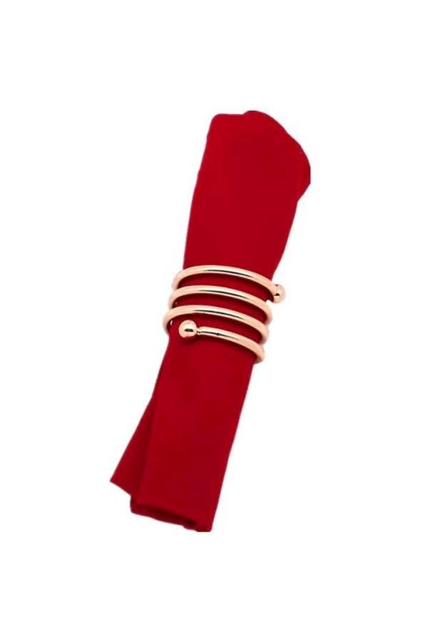 Serviette Ring Napkin Holder Silver  - Image 4