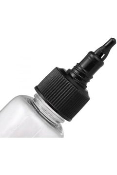 Generic 10-Piece Tattoo Ink Pigment Bottle With Twist Cap Set Clear/Black  - Image 4