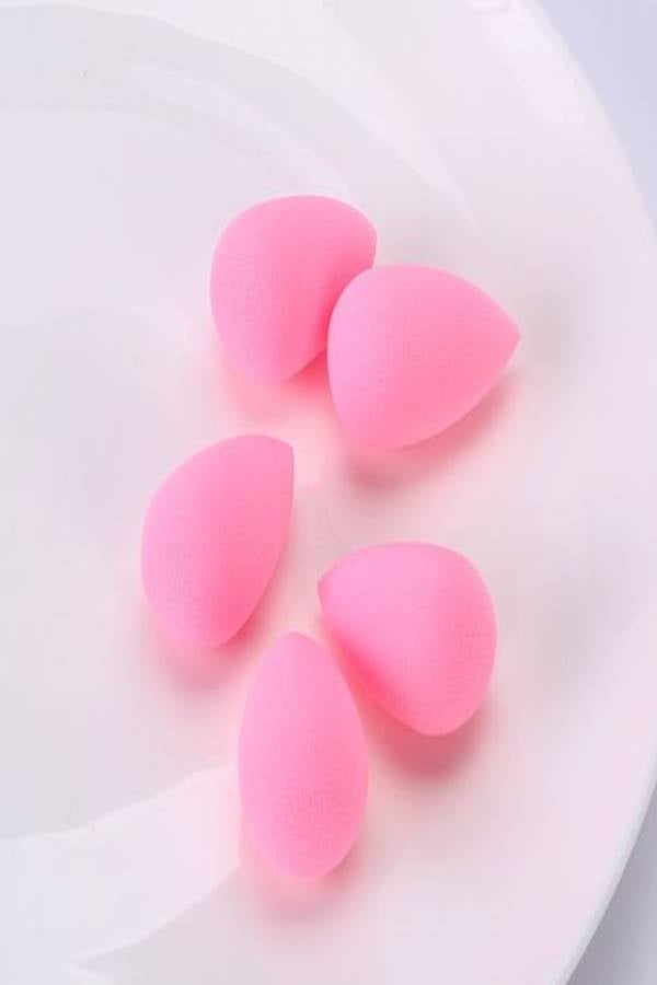 5-Piece Makeup Sponge Set Pink - Image 3
