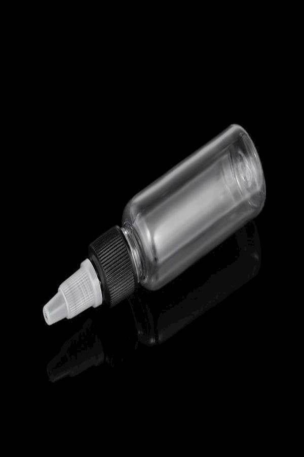 Generic - 10-Piece Empty Tattoo Ink Pigment Bottles With Twist Cap Clear/Black - Image 1