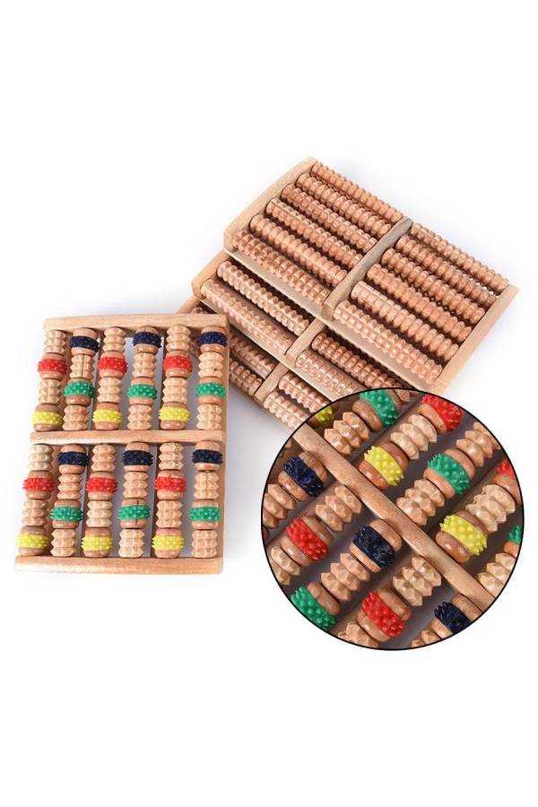 Wooden Roller Foot Massager - Image 3