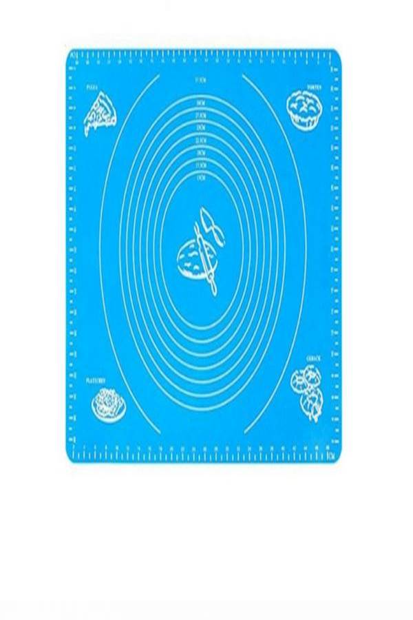 لوح للخَبز من السيليكون لون أزرق 50x40سم 
