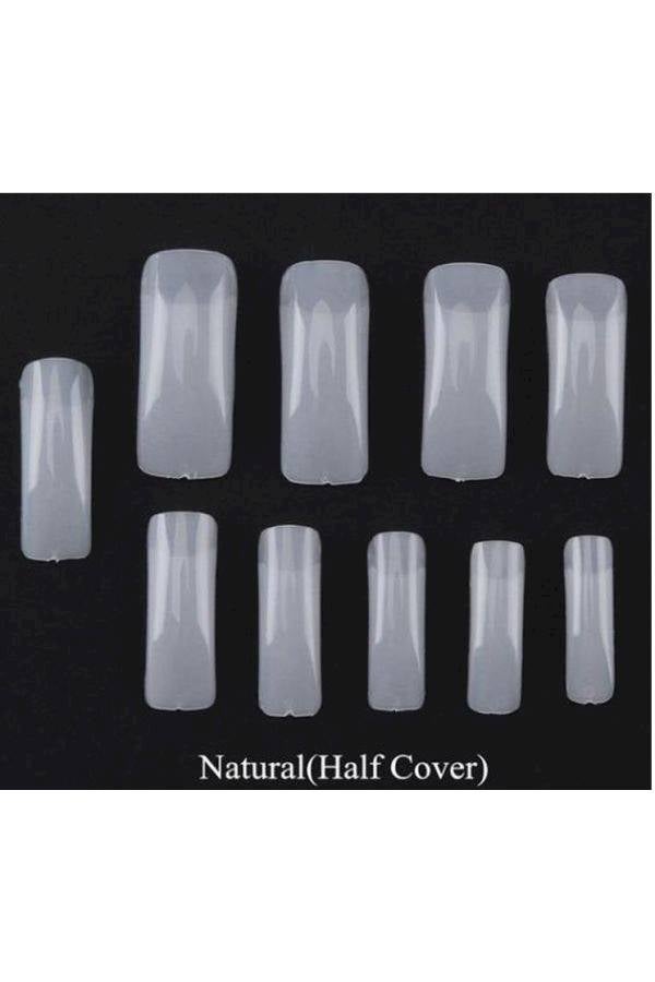 500 قطعة من الأظافر الاصطناعية أبيض - Image 4