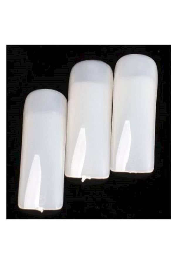 500 قطعة من الأظافر الاصطناعية أبيض - Image 5