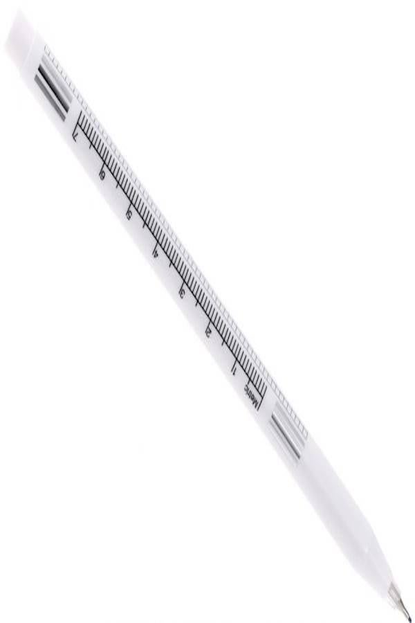 Generic - Tattoo Skin Marker Pen With Ruler White - Image 1