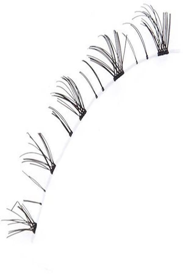 Generic 10 Pairs Handmade Fake Upper Lower Bottom False Eyelashes Brown - Image 2