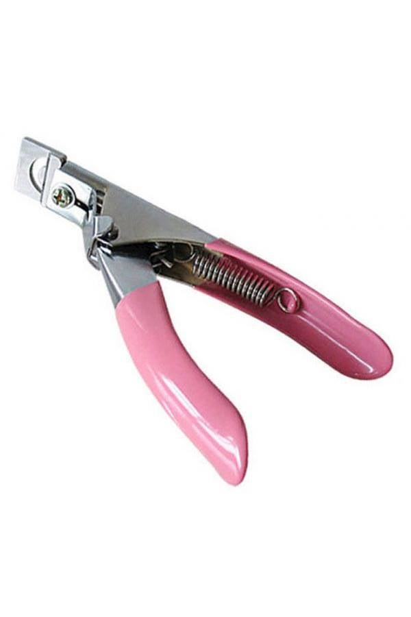 Acrylic Nail Clipper Pink/Silver - Image 2