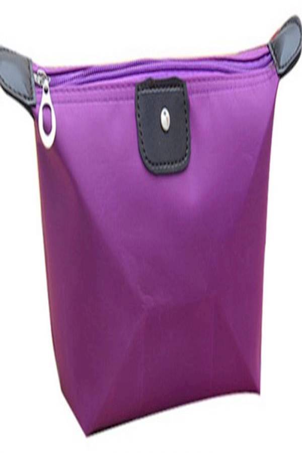 Sienna Dumpling Cosmetic Bag Purple - Image 2