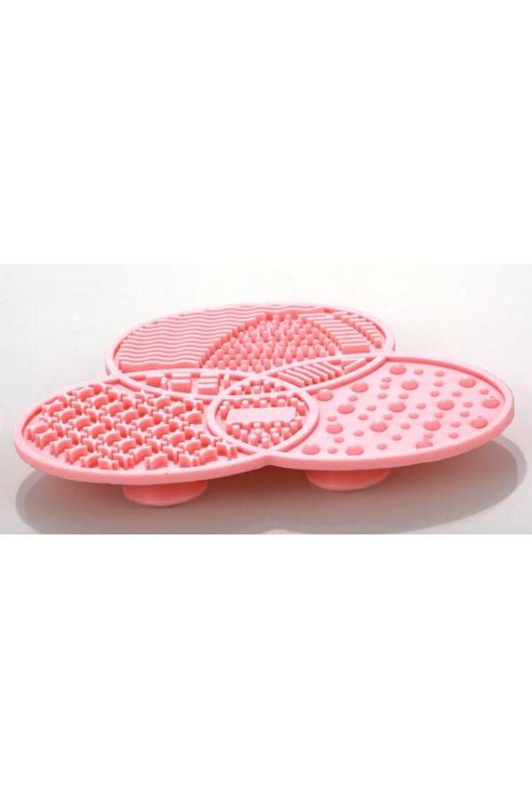 لوحة تنظيف فرشاة مستحضرات التجميل وردي - Image 2