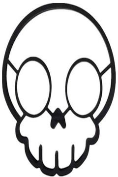 Generic Cranial Shaped Egg Ring Mold Black  - Image 3