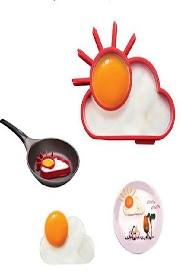 Silicone Egg Mould Red - Image 3