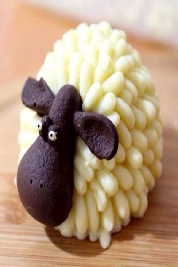 قالب تزيين ثلاثي الأبعاد بتصميم خروف وردي - Image 4