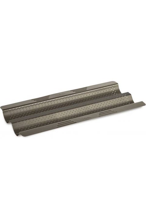French Baguette Mould Steel Tray Grey