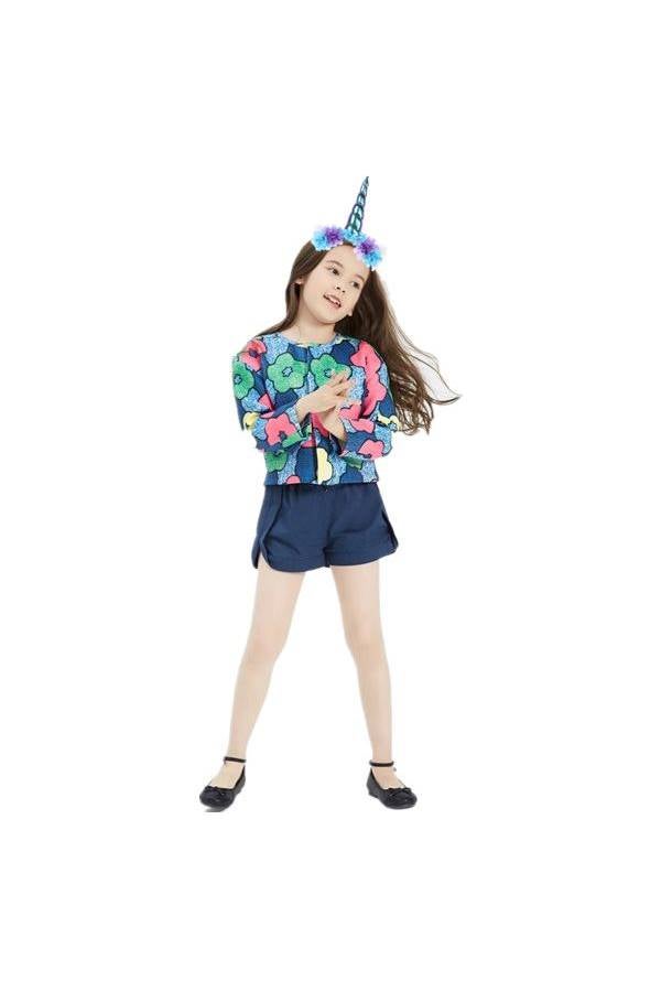 Generic - Rainbow Horn Unicorn Headband Blue/Purple - Image 1