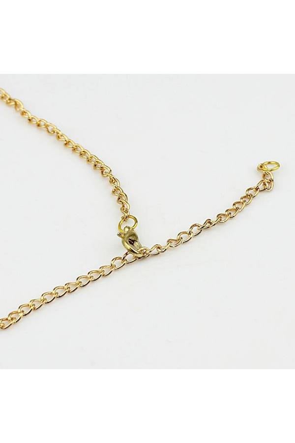 ربطة رأس على شكل سلسلة ذهبي/ أبيض - Image 5