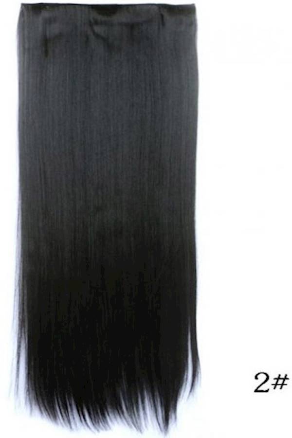 Straight Hair Natural Wig for Women- Dark Brown - Image 2