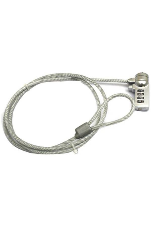 Multicolour Chain Cable Lock For Laptop/Notebook/Pc Silver - Image 4