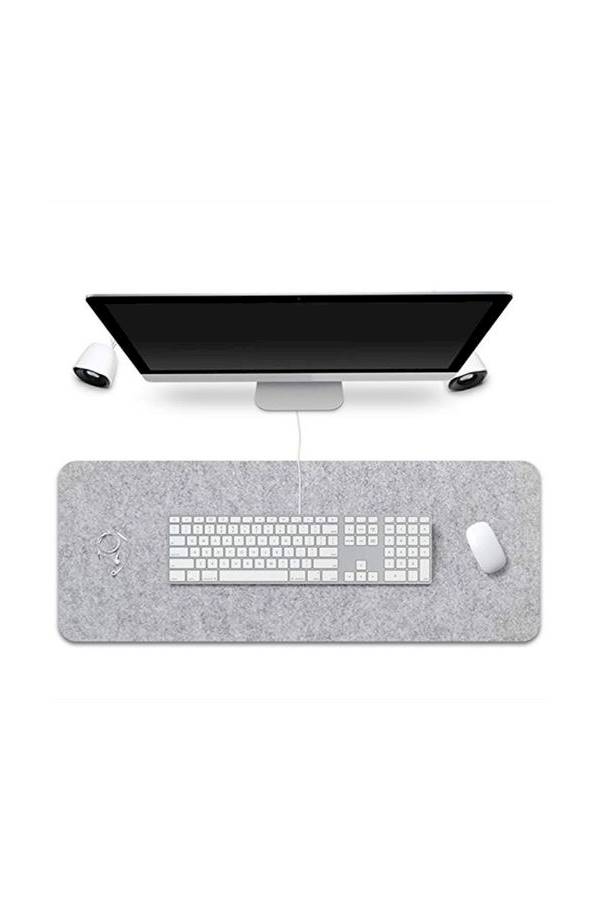 Generic - Extended Mat For Keyboard And Mouse For Apple iPad Grey - Image 1