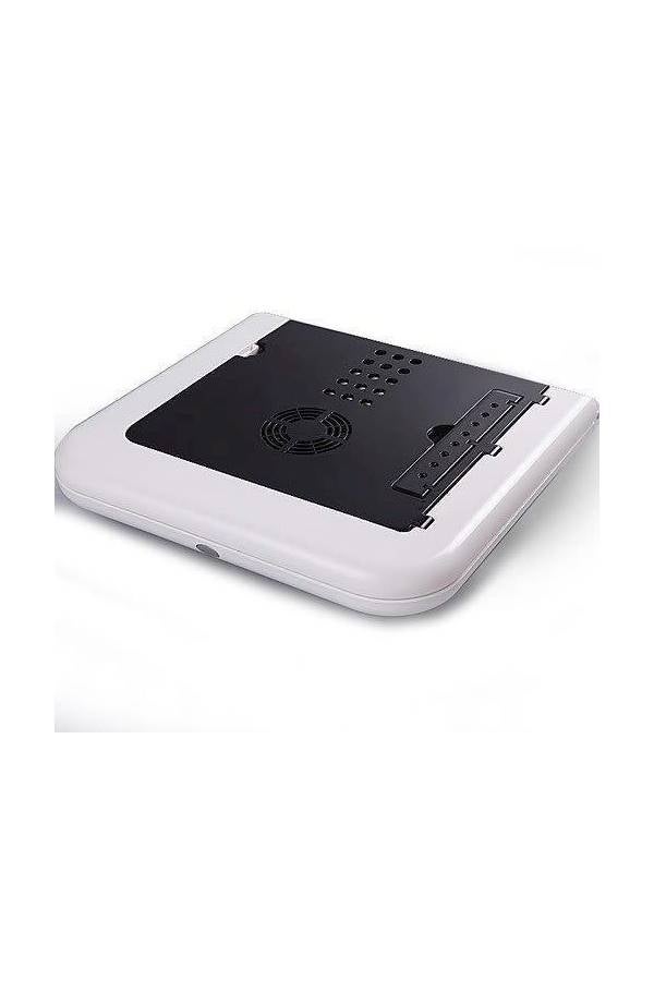 E-Table Portable Laptop Table With Er Fan Black/White  - Image 3
