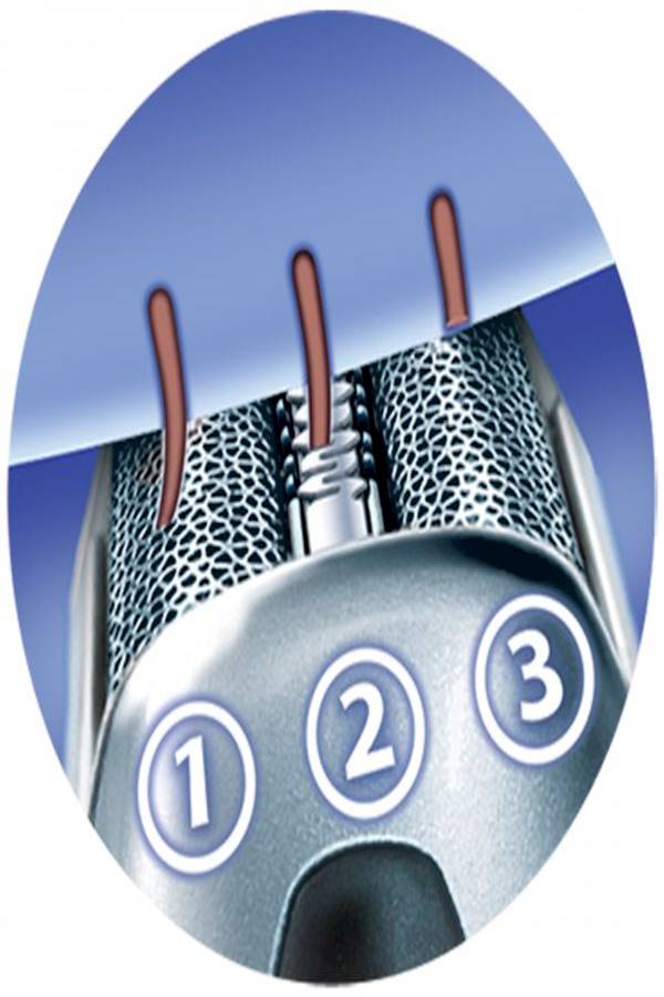 براون ماكينة حلاقة لاسلكية أسود/فضي - Image 5