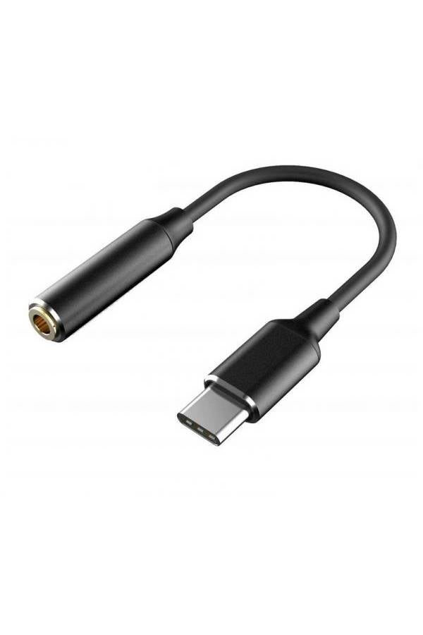 Generic USB Type C Headphone Jack Adapter, Type C to 3.5mm Female Earphone Aux Audio Connector Adapter for HTC Moto Galaxy Black  - Image 2