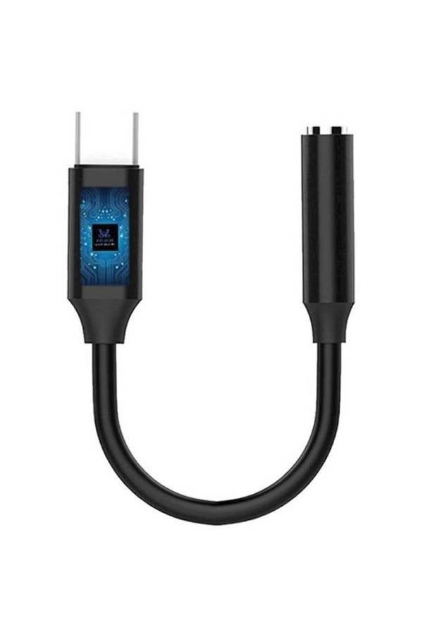 Generic USB Type C Headphone Jack Adapter, Type C to 3.5mm Female Earphone Aux Audio Connector Adapter for HTC Moto Galaxy Black  - Image 3