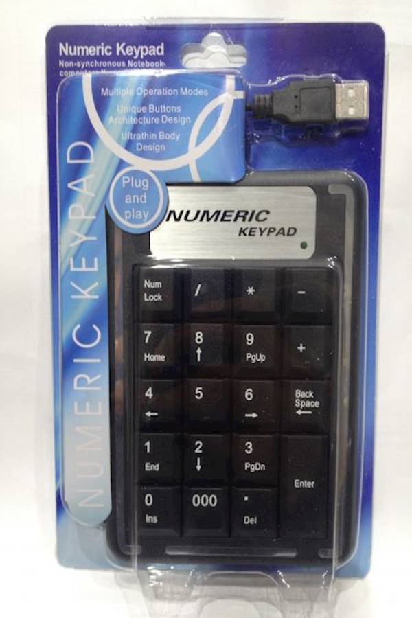 Generic Wired Numeric Keypad 
