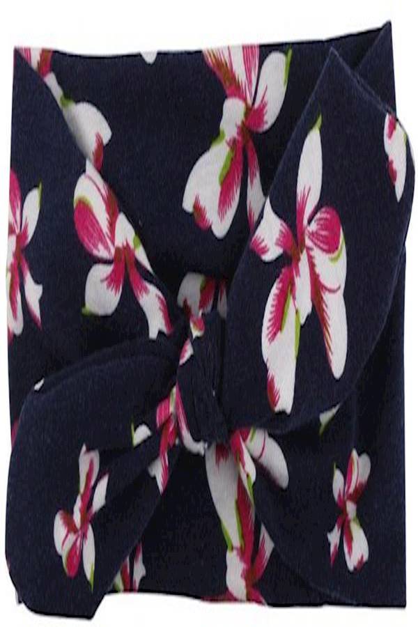 6-Piece Turban Knotted Headband Set Pink/Blue/Green - Image 3