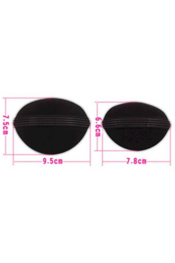 2-Piece Bun Maker Accessories Black - Image 3