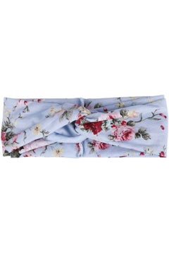 Ladies Headdress Flower Style Cross Head Wrapped Hair Band