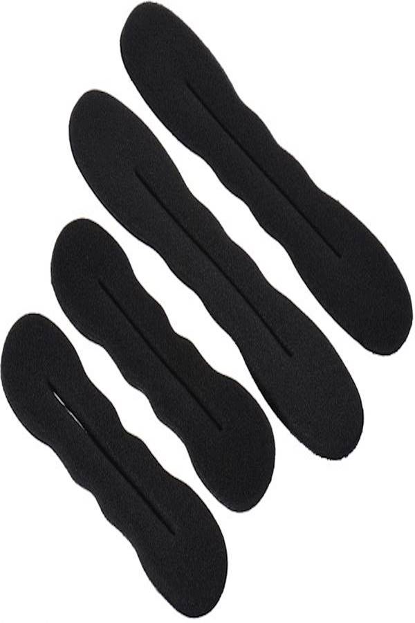 4-Piece Bun Making Tool Set Black - Image 1