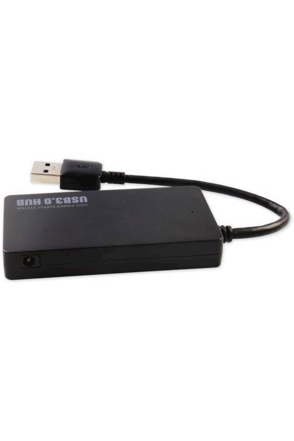 Generic Portable 4-Ports USB Hub Black  - Image 4