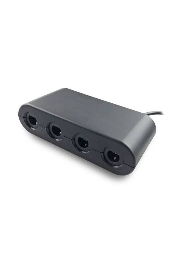 محول مكعب الشكل ب4 منافذ لأذرع التحكم بجهاز الألعاب نينتندو سويتش/وي أسود - Image 3