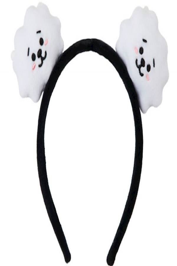 All Purpose Elastic Headband Black/White