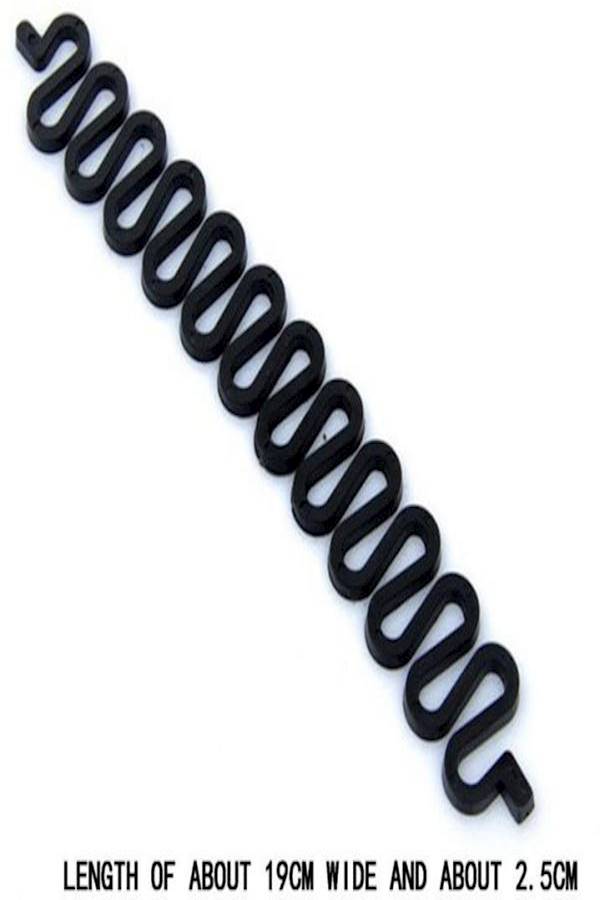 Centipede Braid Styling Accessory Black - Image 2