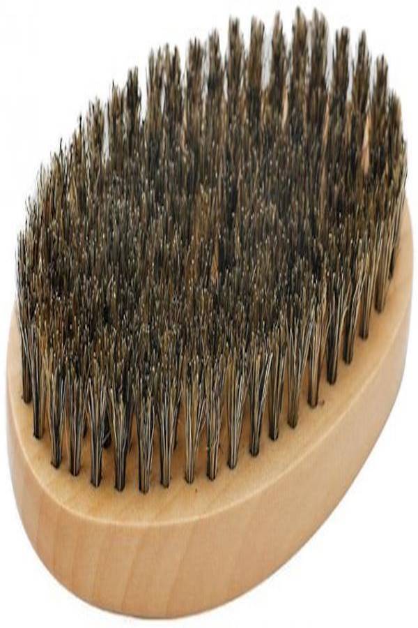 Bristle Beard Hair Brush Beige/Brown - Image 1