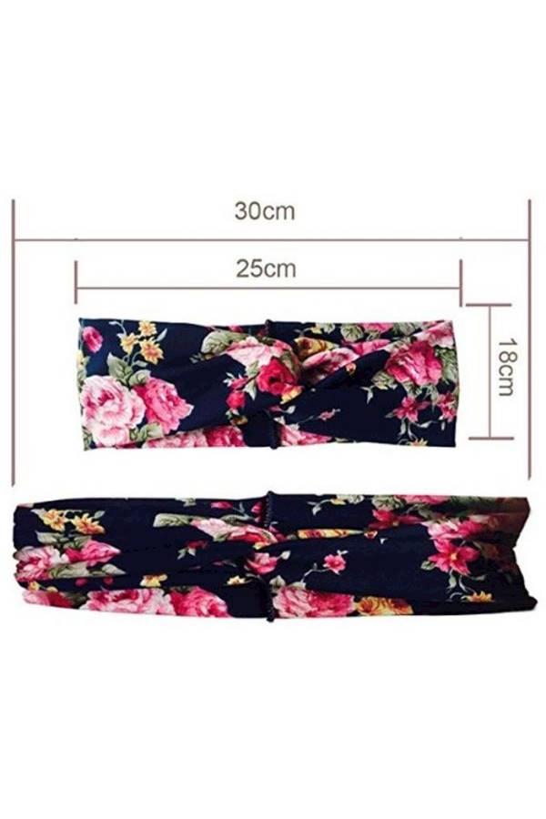 Headwraps Hair Band Blue/Red/Green - Image 3