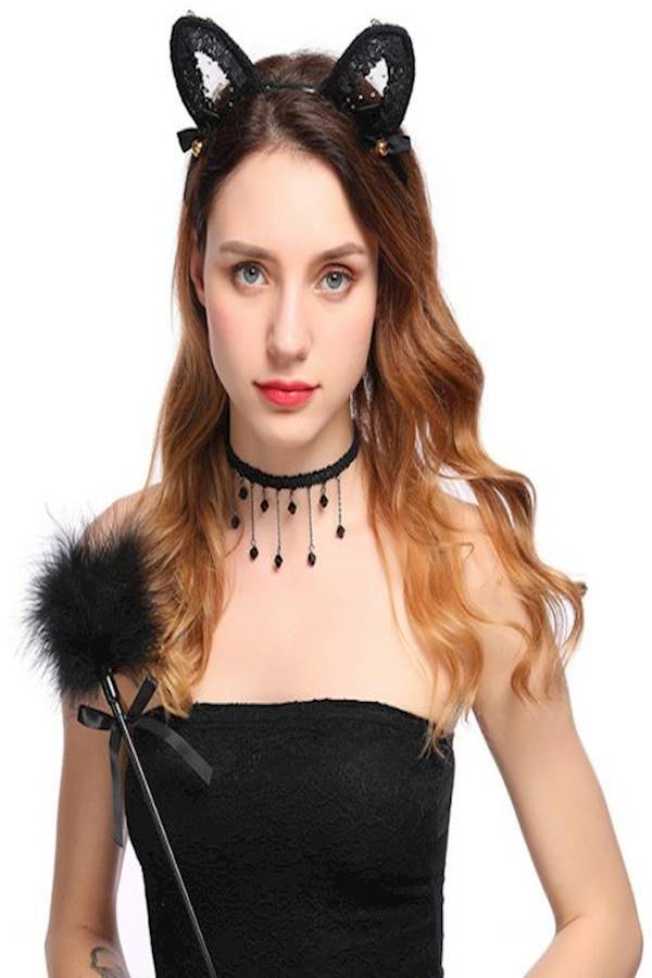 Kitty Ears Hairband Black - Image 4