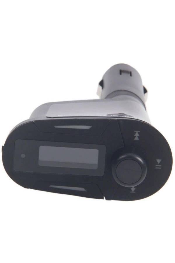 Wireless USB FM Transmitter With MMC LCD Remote Black/Green