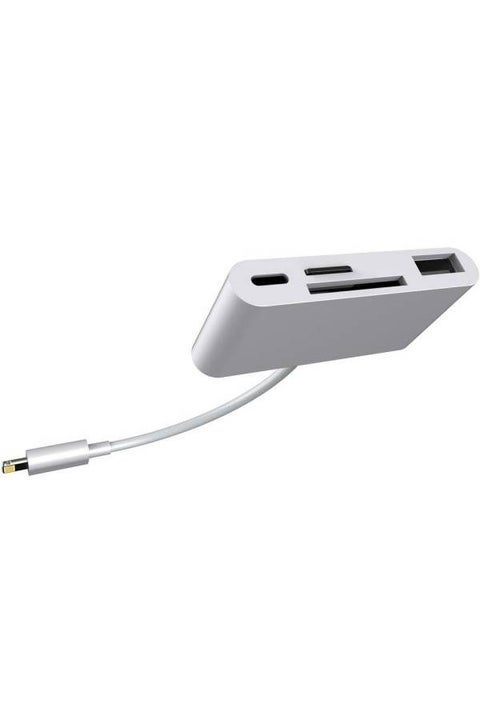 4 In 1 Card Reader For Ipad White