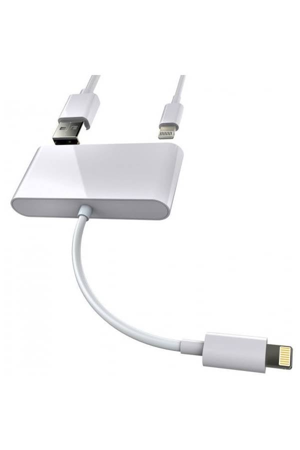 4 In 1 Card Reader For Ipad White  - Image 3