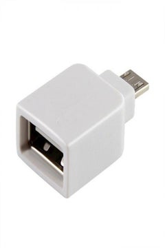 Smart OTG USB Host Adapter with EMI/RFI Interference For Asus Zenfone Zoom ZX550 White