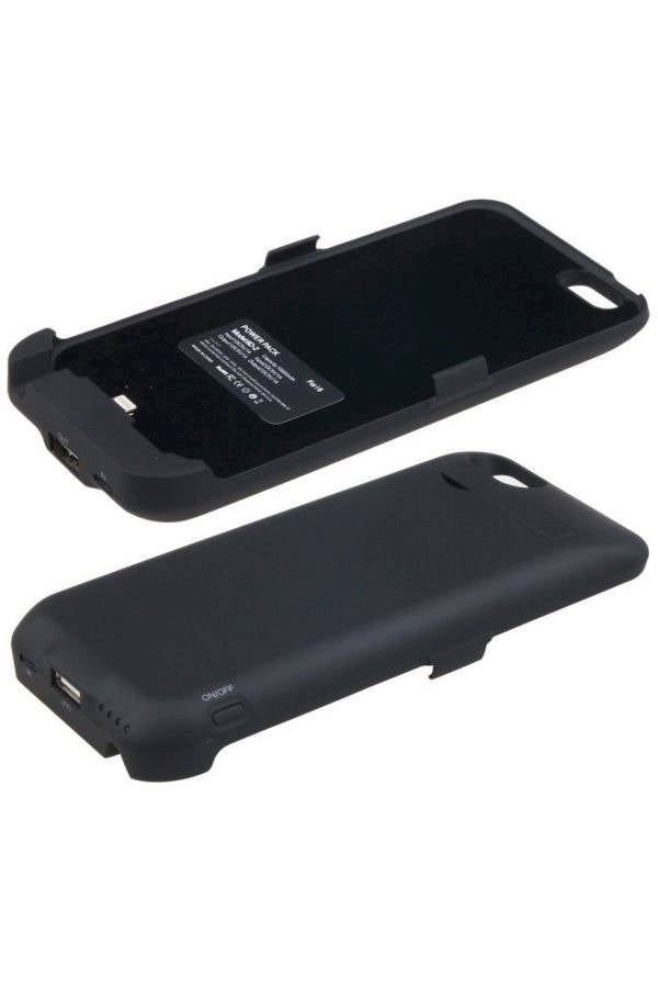 Battery Case Cover For Apple iPhone 6/6s Black - Image 3