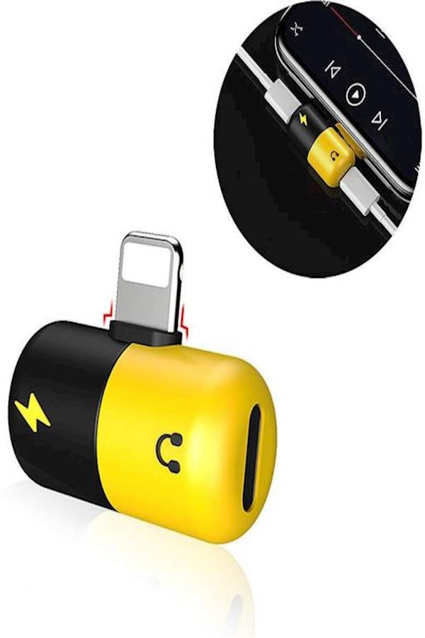 Generic - Adaptor For Apple iPhone Yellow/Black - Image 1